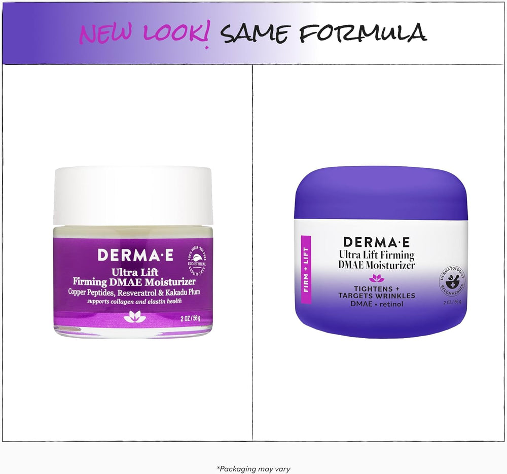 Firming facial moisturizer by DERMA E designed to support healthy youthful skin