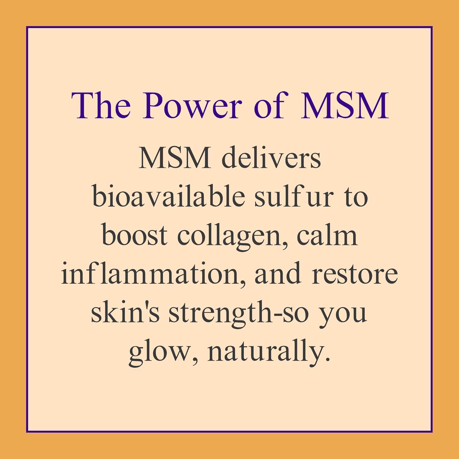At Last Naturals moisturizing skin cream with MSM and vitamin E formula