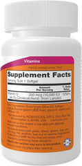 NOW Vitamin D-3 highest potency supplement bottle with 120 softgels