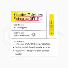 Hydrating DERMA E face moisturizer SPF 45 for uneven skin tone and dryness