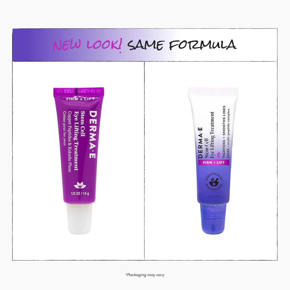 DERMA E eye moisturizer for firming upper eyelids and reducing dryness