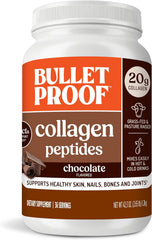 Value size Bulletproof chocolate collagen supplement for daily protein support