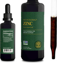 USDA Organic zinc drops in easy-to-use liquid form for everyday wellness care