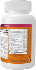 NOW EVE Softgels supplement facts label with vitamins minerals and botanicals