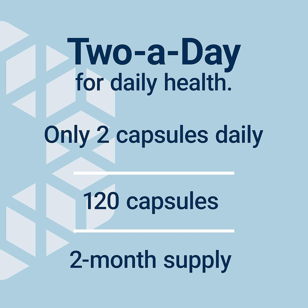 Supplement facts label for Life Extension Two-Per-Day Multivitamin capsules