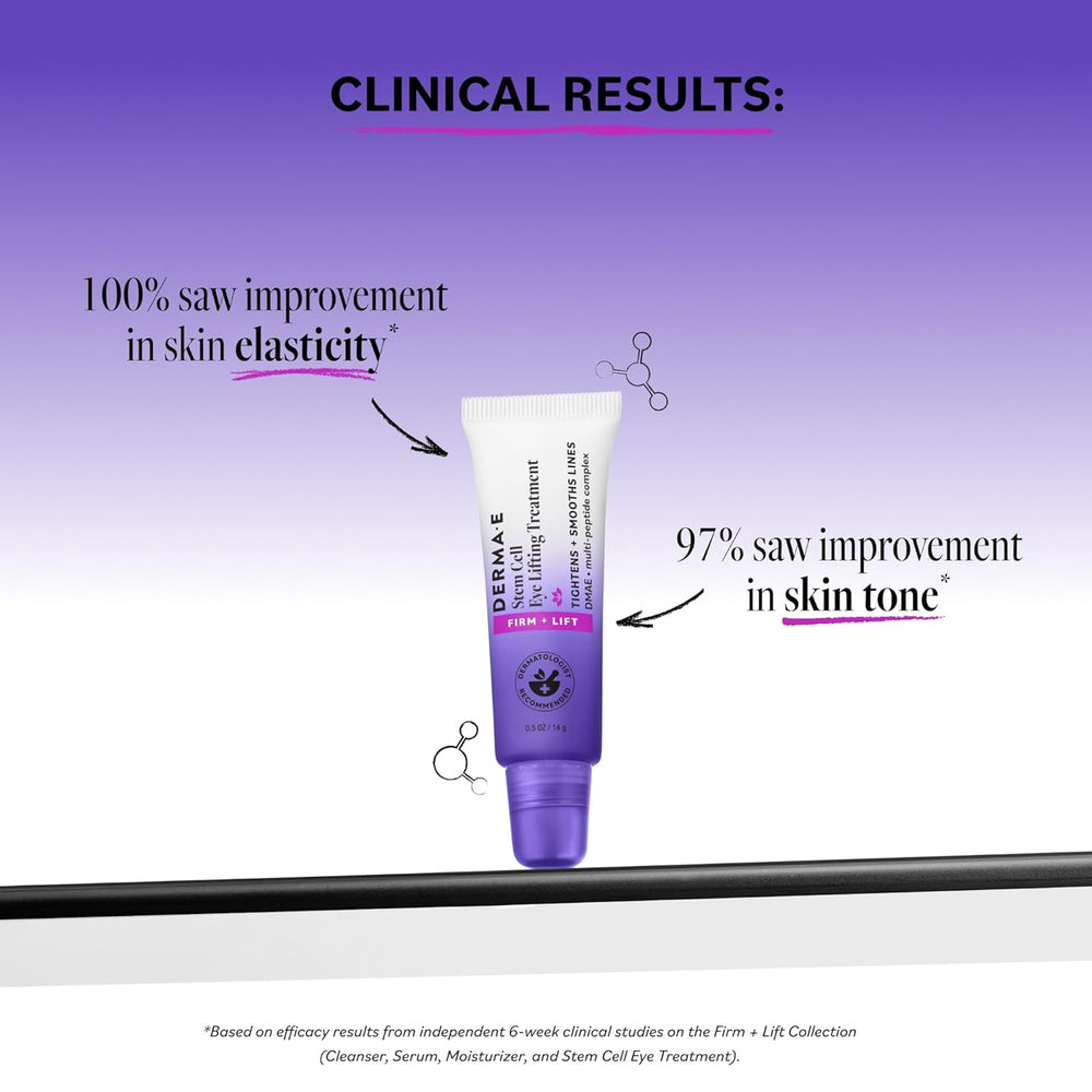 DERMA E Firming Eye Treatment cream for hydrating and smoothing under-eye skin