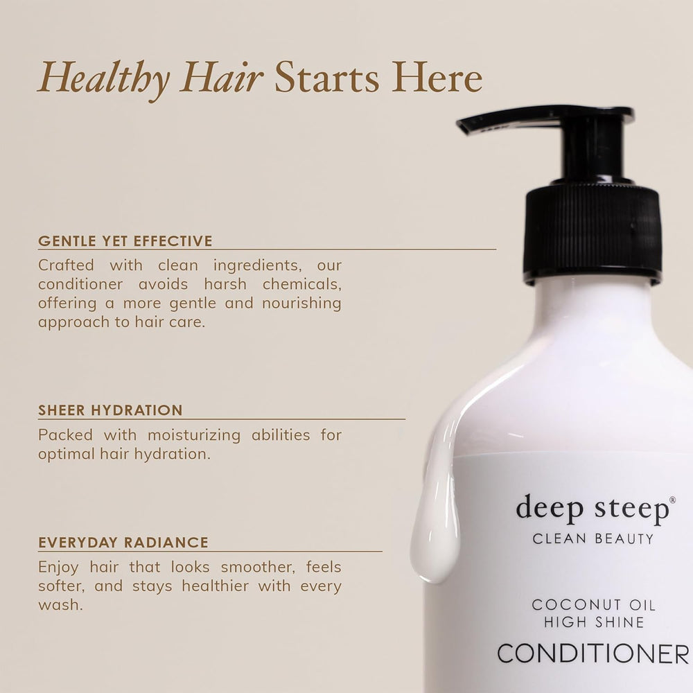 Clean beauty conditioner with rice protein and glycerin for silky hair