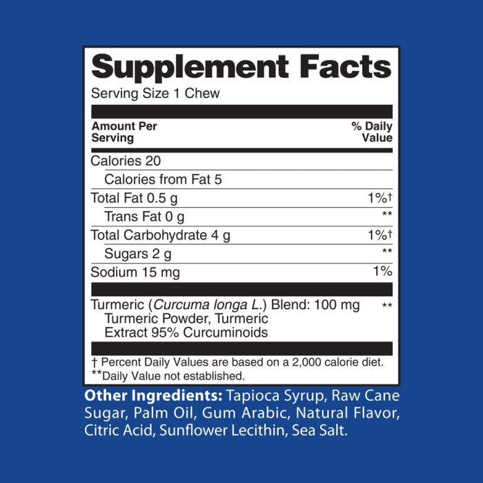 "Fruit-flavored turmeric soft chews – joint support gummies by Healthy Delights"

