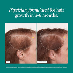 Women’s Balance hair growth capsules with biotin collagen and adaptogenic herbs