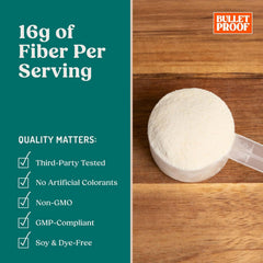 Non-GMO Bulletproof prebiotic fiber powder for daily gut microbiome support