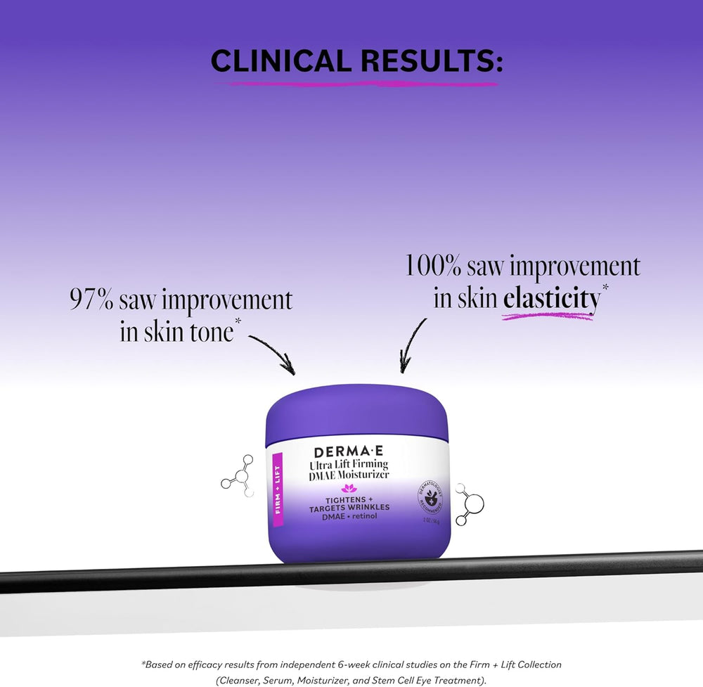 DERMA E vegan face cream with Kakadu plum for daily skin nourishment