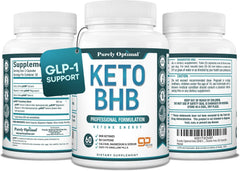 Purely Optimal Keto BHB capsules with calcium magnesium and sodium ketones