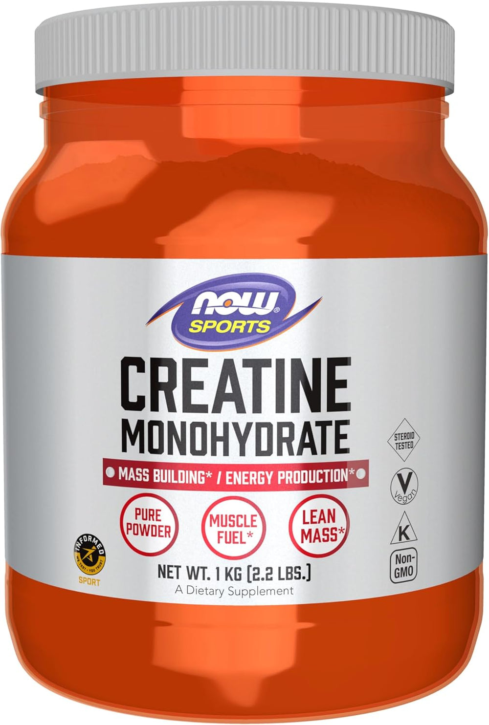 Creatine Monohydrate powder for mass building and energy production