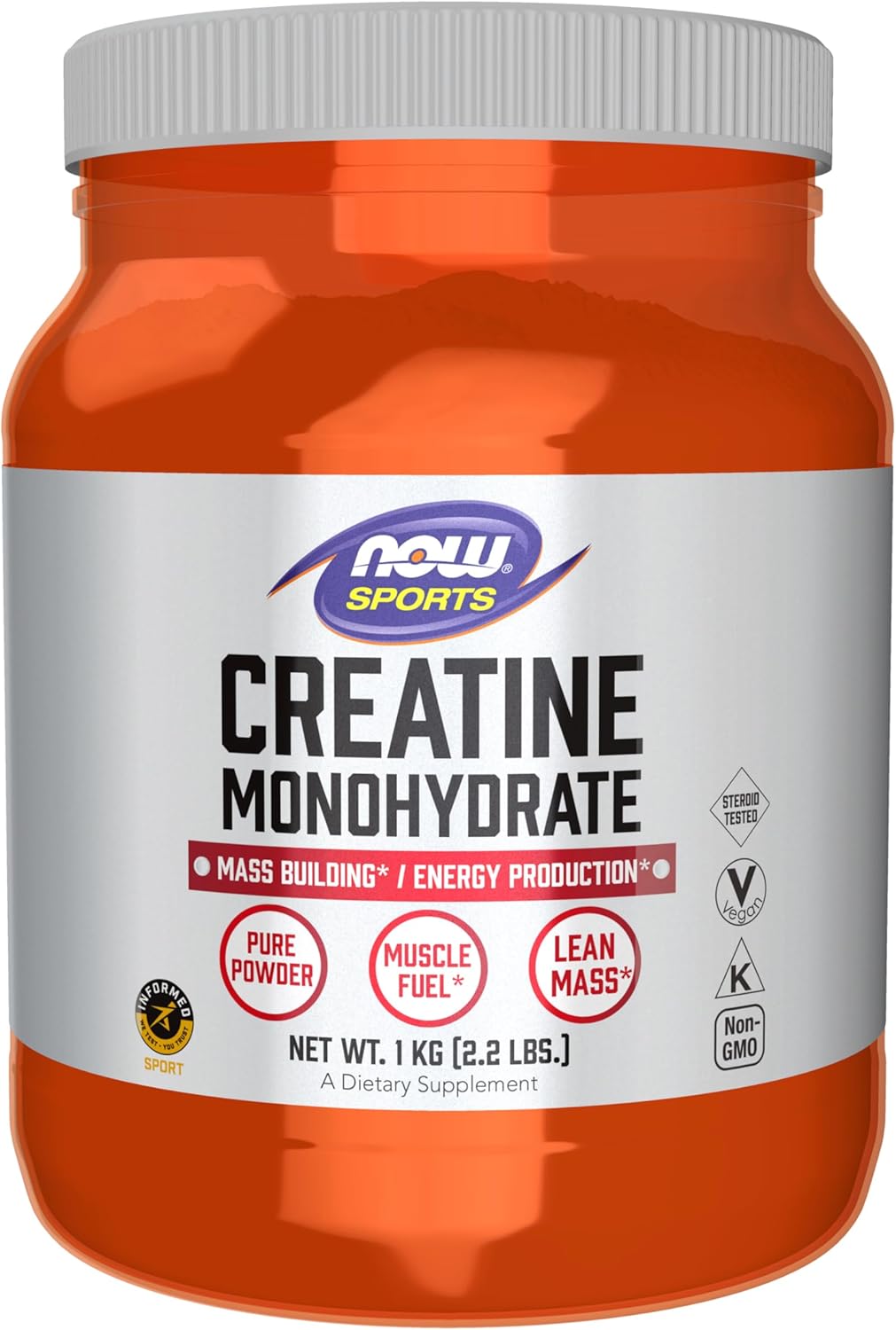 Creatine Monohydrate powder for mass building and energy production