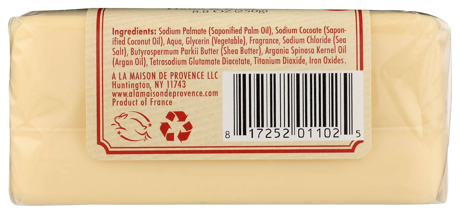 Honey Apple Crisp hand and body soap bar with rich creamy lather by A La Maison
