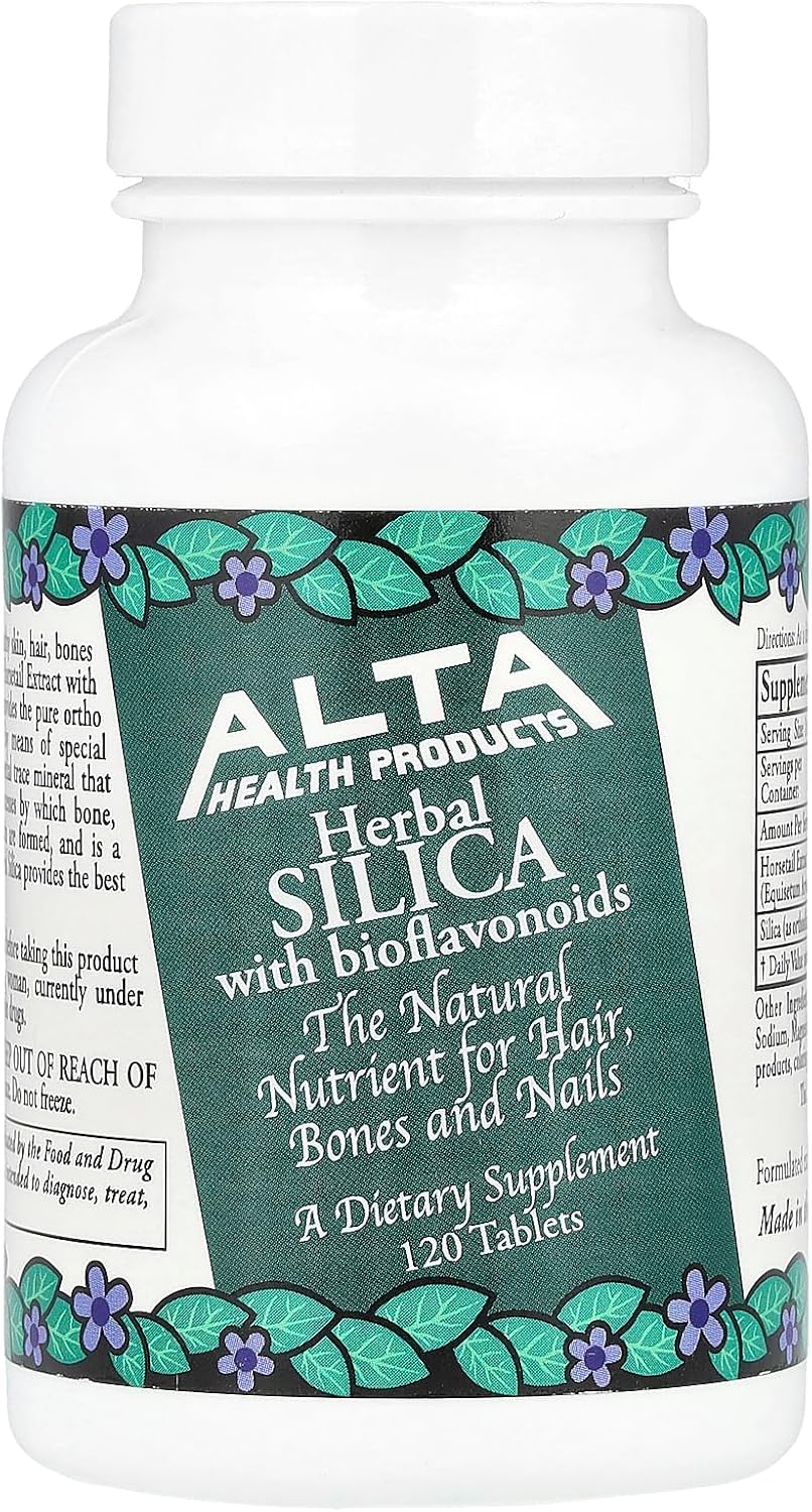 Alta Health Products Herbal Silica with Bioflavonoids 120 tablets front label