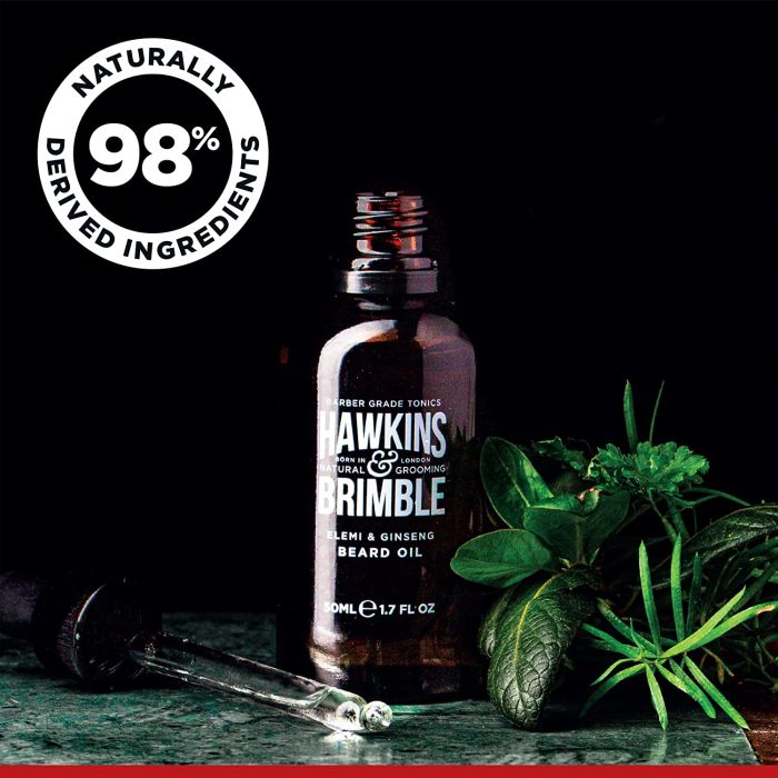 "Beard conditioning oil for softness and shine – 50ml dropper bottle"