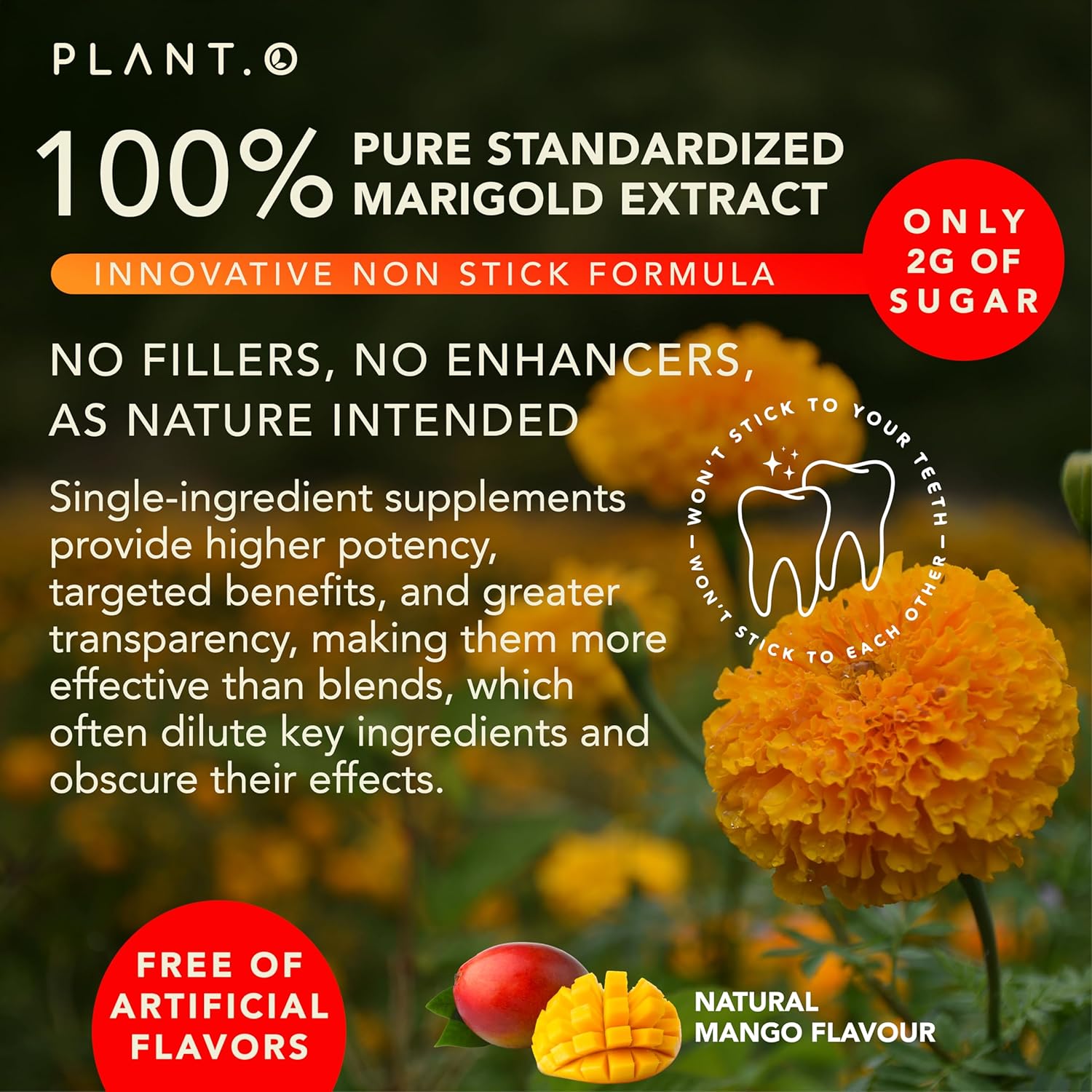 Lutein and zeaxanthin eye vitamins for blue light and vision clarity support