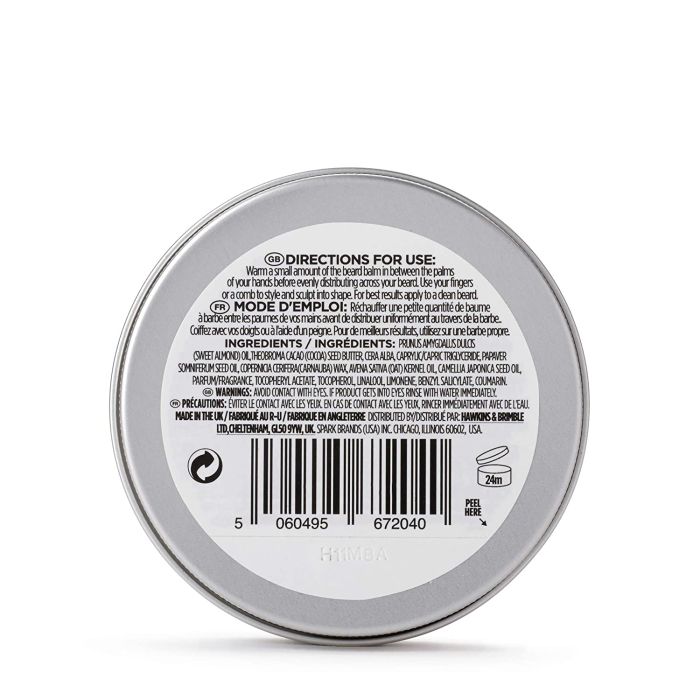 natural Elemi & Ginseng scented beard styling balm