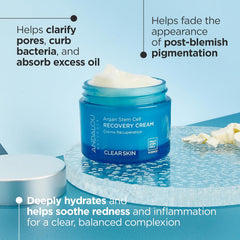 Andalou Clear Skin Recovery Cream helps clarify pores and absorb excess oil