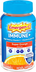 Emergen-C Immune+ gummies with antioxidants and B vitamins for immune health