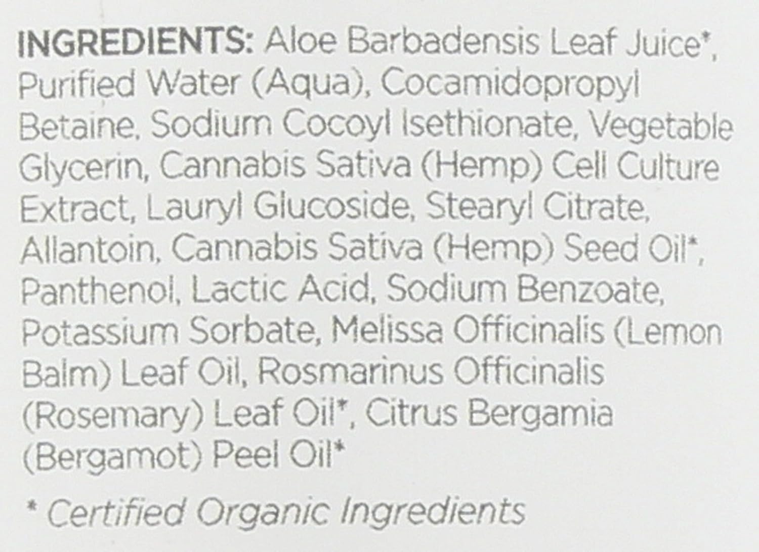 Andalou CannaCell Joyful shower gel with hemp stem cells front label