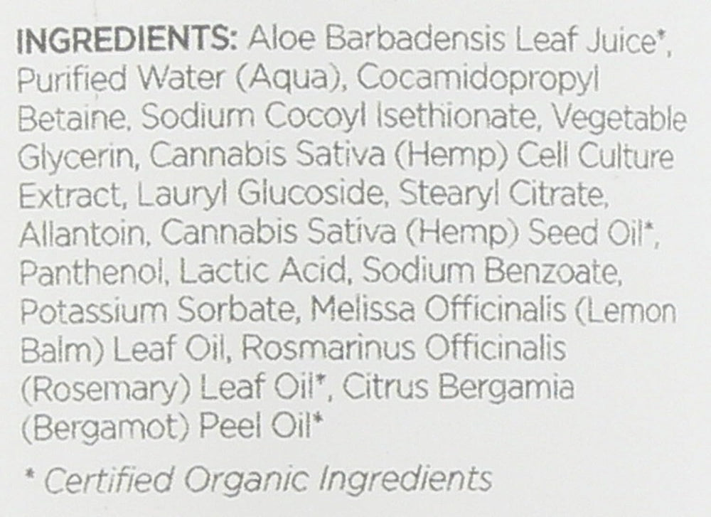 Andalou CannaCell Joyful shower gel with hemp stem cells front label