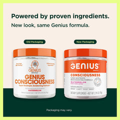 Advanced nootropic powder by Genius Brand for daily cognitive wellness support