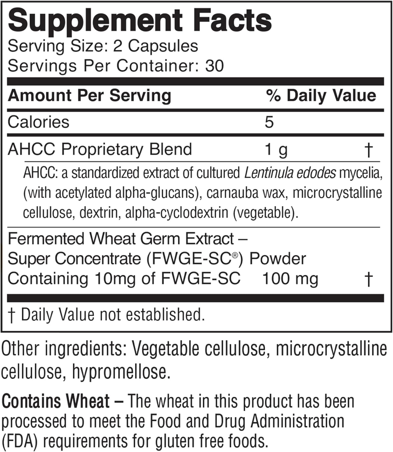 American BioSciences ImmPower Plus immune support supplement with mushrooms and wheat