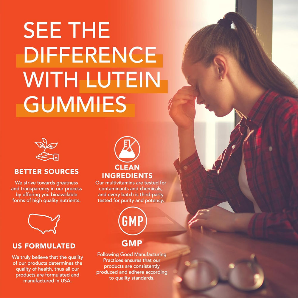 PLANT.O NUTRITION Lutein & Zeaxanthin Gummies for daily eye health support