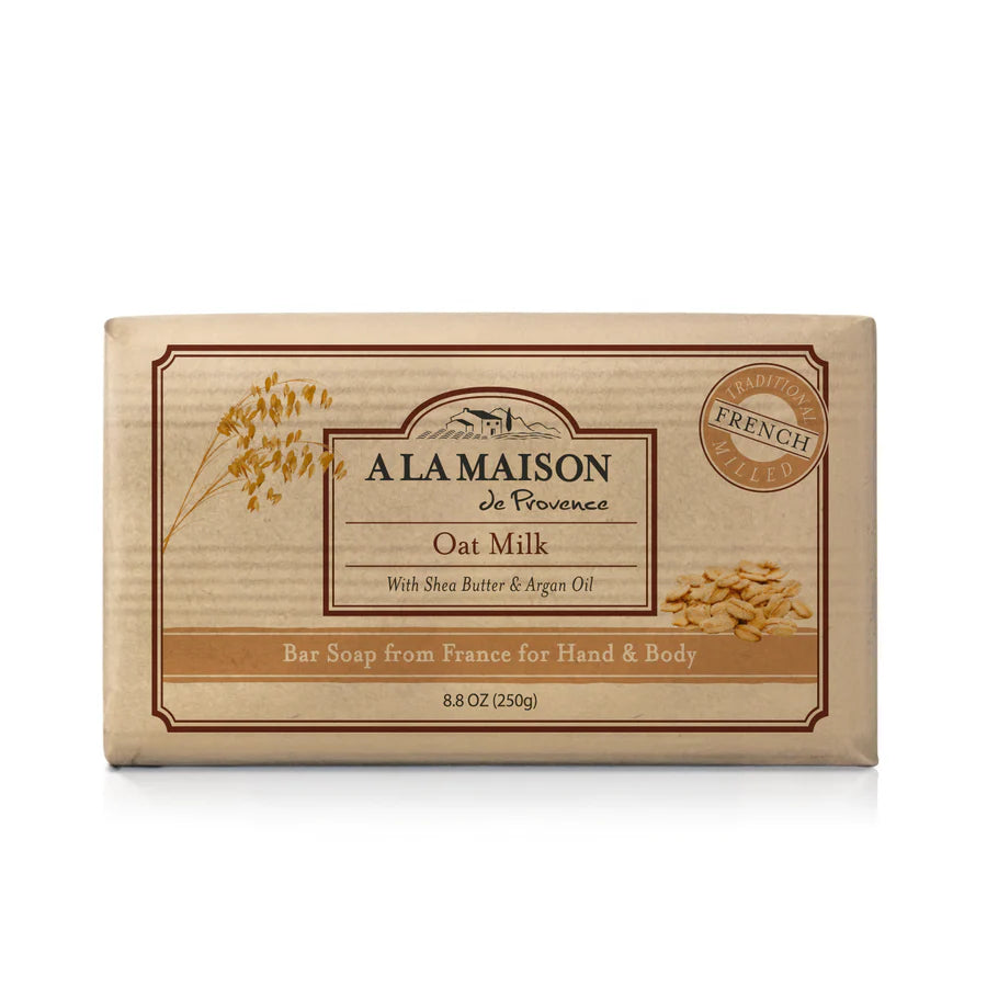 Triple milled oat milk soap bar for smooth refreshed and hydrated skin