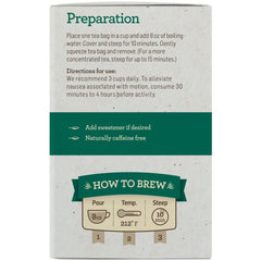 Alvita Organic Ginger Root Herbal Tea – Digestive Support, Caffeine-Free, 16 Bags
