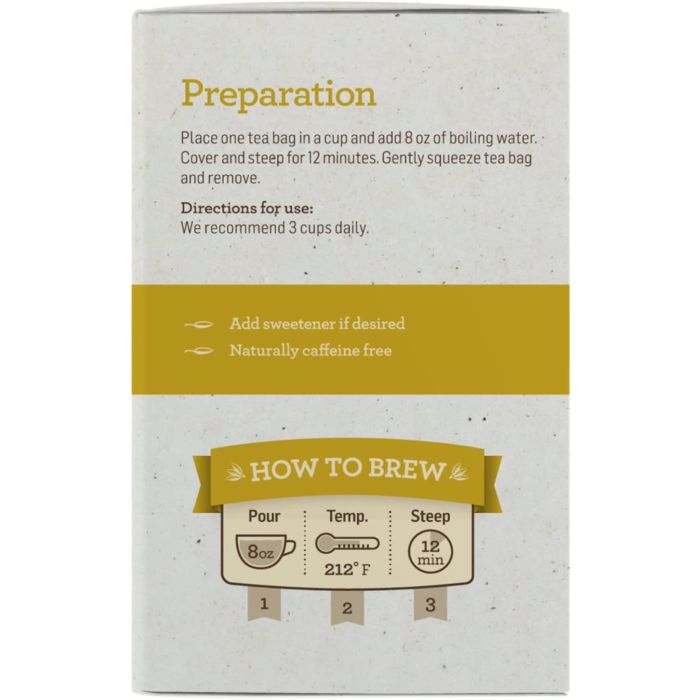 "Alvita Organic Nettle Tea Herbal Joint Support box front – 16 unbleached tea bags"