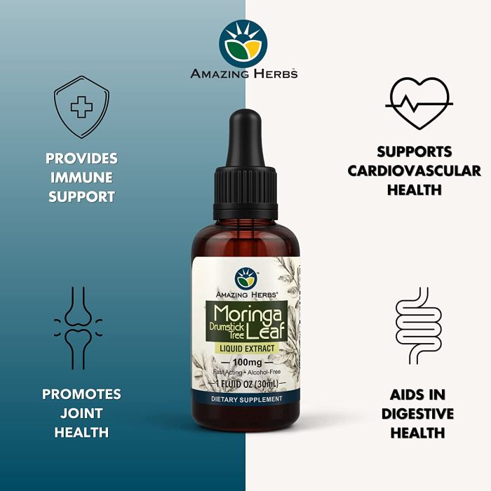 "Back label of Amazing Herbs Maca Express – supplement facts and ingredient details"