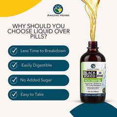 "Black Seed + Flax Seed oil blend for daily wellness and anti-inflammatory benefits"