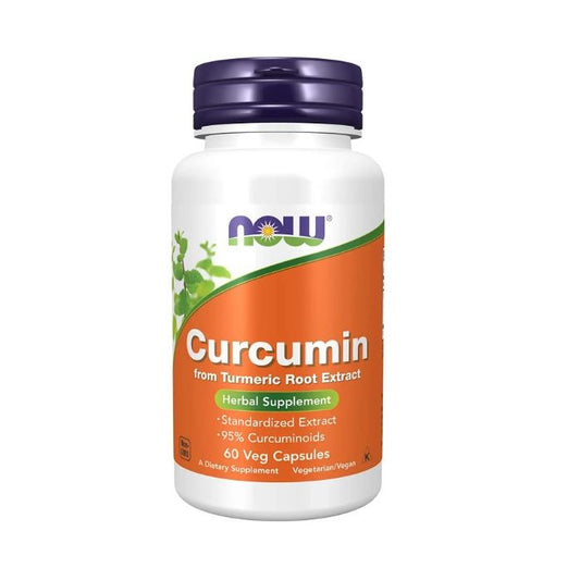 "Curcumin capsules with turmeric root extract – herbal support for inflammation and heart health"
