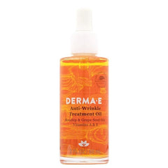 Derma E Vegan Anti Wrinkle Treatment Oil 2 Oz Rosehip Vitamin A E