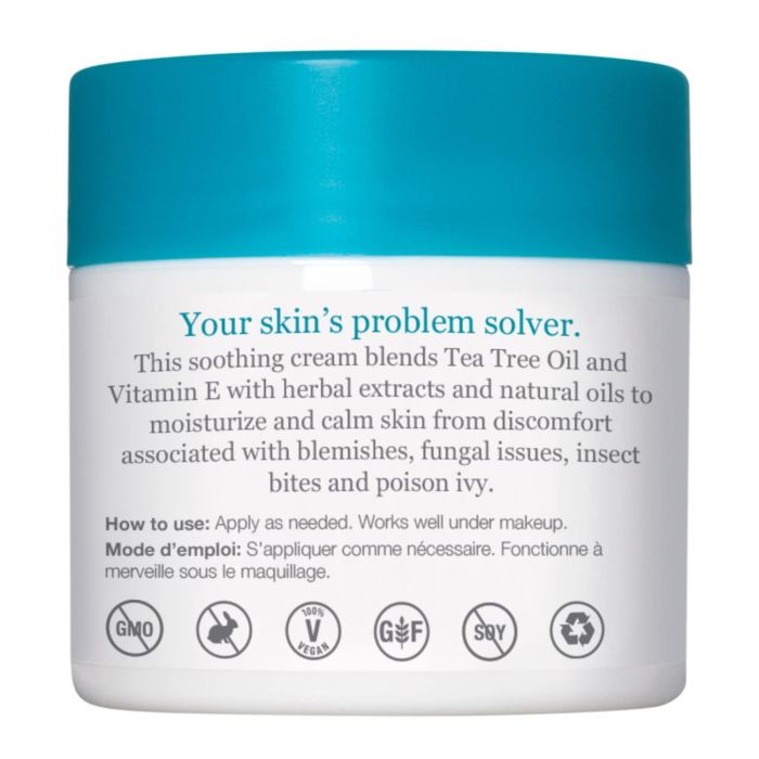 Derma E Vegan Tea Tree and Vitamin E Relief Cream 4 Oz Cruelty Free