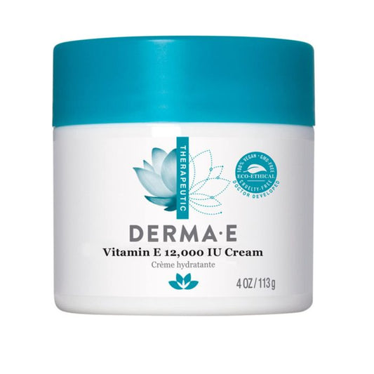 Derma E Vitamin E 12000 IU Multi-purpose Face Cream 4 Oz Vegan