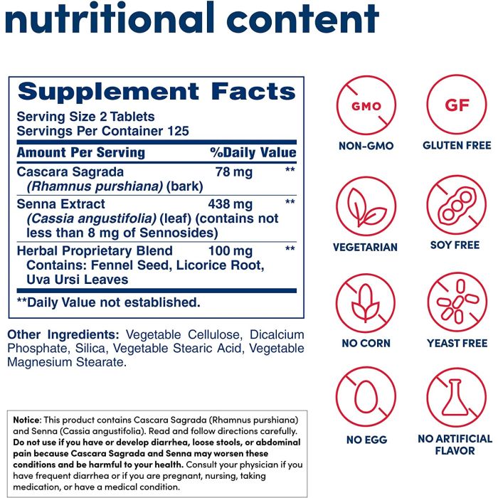 "Label Details of TAM Herbal Laxative – Ingredient Information"