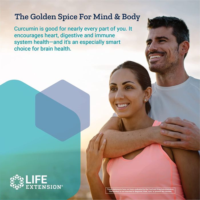 Life Extension Curcumin Elite Turmeric Extract 60 Vegetarian Caps