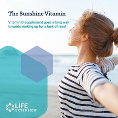 Life Extension Liquid Vitamin D3 50mcg 2000 IU 29.57ml Gluten Free