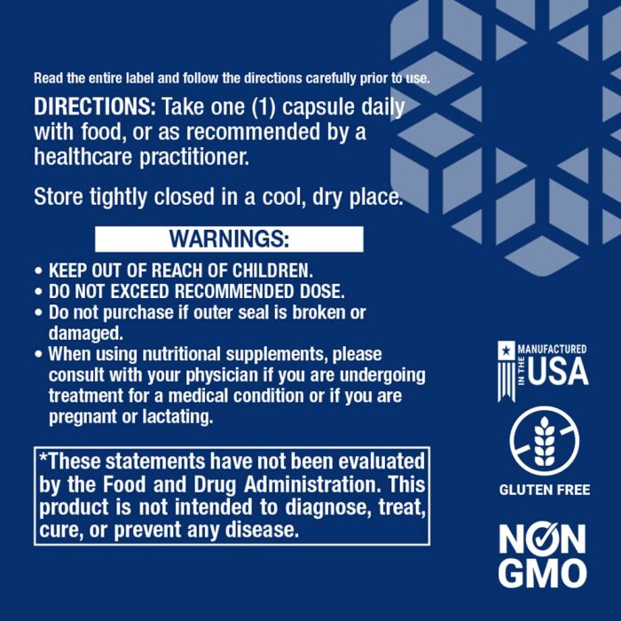 Life Extension Pantothenic Acid Vitamin B5 500mg 100 Vegetarian Caps