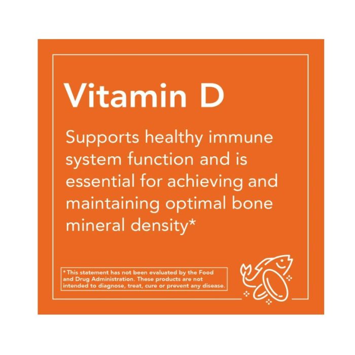 NOW Liquid Vitamin D3 2Oz Structural Support Supplement