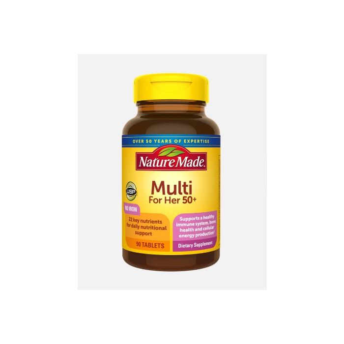 Nature Made Multivitamin For Her 50 Plus Daily Nutritional 90 Tablets