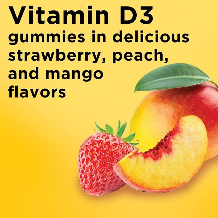 Nature Made Vitamin D3 2000 IU 50mcg Flavored Gummies
