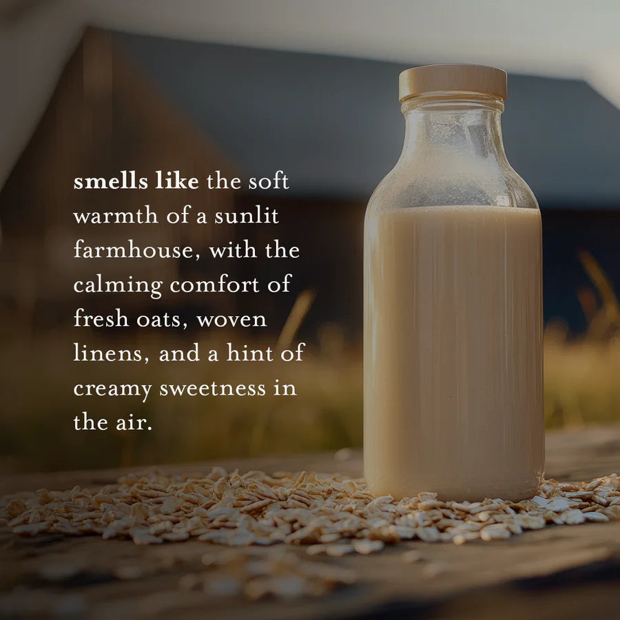 A La Maison Oat Milk body soap with nourishing plant-based cleansing formula