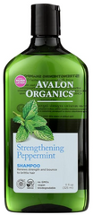 Plant Based Strengthening Peppermint Shampoo 11 oz Avalon Organics - supplementcorner