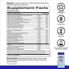 Smarty Pants Men's Formula Multivitamin Non Gmo 30 Veggie Capsules