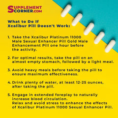 Xcalibur Platinum 11000 Male Sexual Enhancer Pill - supplementcorner